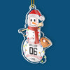 Chill Out And Play Ball - Personalized Custom Ornament - Acrylic Custom Shaped - Christmas Gifts For Players, Team, Boys