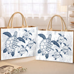 Custom Hemp Tote Bag - Personalized Birthday Gifts For Mom, Grandma - The Best Nana Ever, Beach Bag