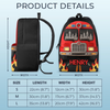 Custom Kids Backpack - Personalized Back To School Gifts For Kids - Racing To Save The Day