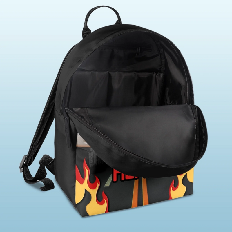Custom Kids Backpack - Personalized Back To School Gifts For Kids - Racing To Save The Day