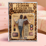 Custom Rectangle Shaped Acrylic Plaque - Personalized Best Friend Birthday Gifts For Women, Besties, Sisters, BFF - Forever Friends In Style
