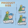 Custom Photo Let's Rock Around The Christmas Tree And Make Merry Memories - Family Personalized Custom Ornament - Acrylic Custom Shaped - Christmas Gift For Baby Kids, Newborn Baby