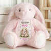 Custom Easter Bunny Plush - Personalized Birthday Gifts For Mom, Grandma - Love Wrapped In A Hug