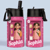 Custom Photo 3D Inflated Effect Printed Kids Water Bottle - Personalized Back To School Gifts For Kids - Let’s Make This School Year Magical