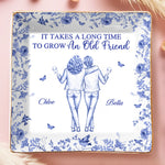 Custom Full-Print Jewelry Dish - Personalized Best Friend Birthday Gifts For Best Friends, Sisters, BFF  - A Bond That Lasts Forever