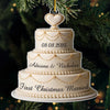 Custom Acrylic Ornament - Personalized Anniversary Christmas Wedding Gifts For Husband And Wife, Him And Her - Our Love Story, Freshly Baked