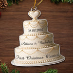 Custom Acrylic Ornament - Personalized Anniversary Christmas Wedding Gifts For Couple, Husband, Wife - Our Love Story, Freshly Baked