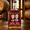 Custom Whiskey Bottle - Personalized Anniversary Wedding Gifts For Husband And Wife, Him And Her - Laughing Through The Wrinkles
