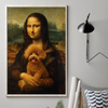 Custom Photo Vertical Poster - Personalized Birthday  Gifts For Dog Cat Lovers, Dog Dad And Mom, Cat Owners - Classic Art, Modern Bark