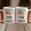 Custom Mug - Personalized Anniversary Wedding Gifts For Husband And Wife, Him And Her - Zero Ugly Wife Detected
