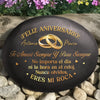Roca Impresa Personalizada - Regalos Personalizados de Aniversario y Boda para Esposo y Esposa, Él y Ella - El Amor Crece Con El Tiempo