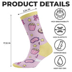 Custom Name Bestie Gifts for Women - Personalized Middle Tube Socks