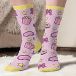 Custom Name Bestie Gifts for Women - Personalized Middle Tube Socks