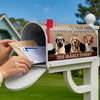 Custom Magnetic Mailbox Cover - Personalized  Birthday Gifts For Dog Cat Lovers, Dog Dad And Mom, Cat Owners - Fur Family Lives Here