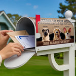 Custom Magnetic Mailbox Cover - Personalized  Birthday Gifts For Dog Cat Lovers, Dog Dad And Mom, Cat Owners - Fur Family Lives Here