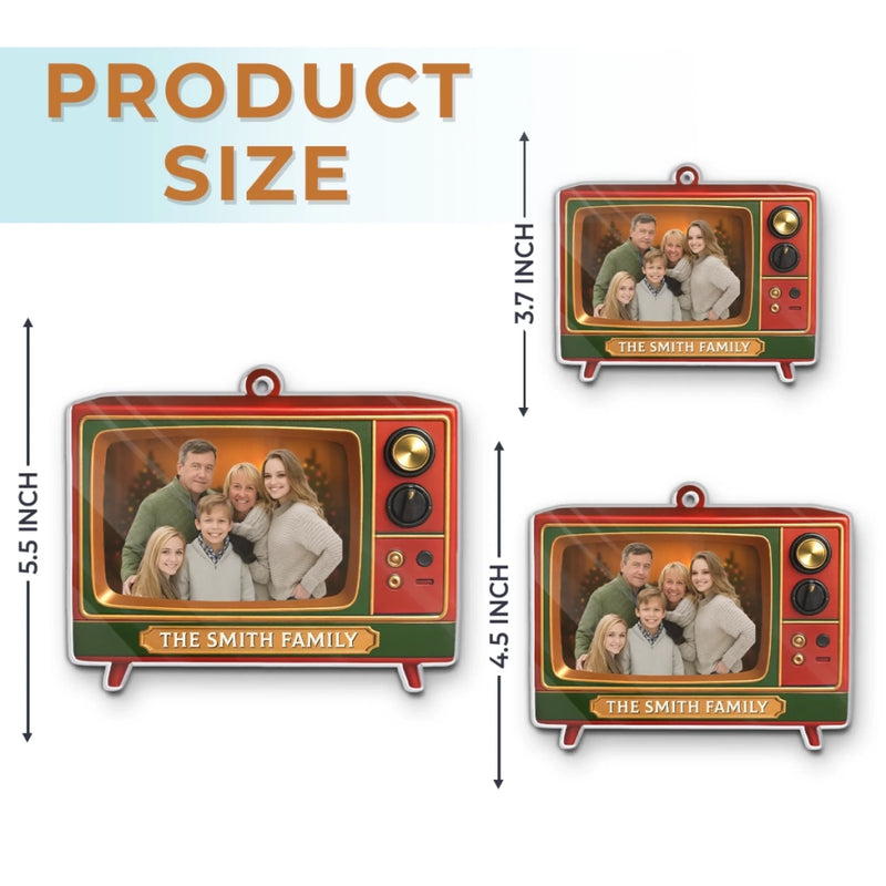 Custom Photo Acrylic Ornament - Personalized Christmas Birthday Gifts For Mom, Dad, Kids - Bringing Family Moments To Screen