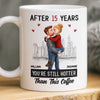Custom Mug - Personalized Anniversary Wedding Gifts For Husband And Wife, Him And Her - You’re My Forever Brew