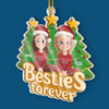 Custom Acrylic Ornament - Personalized Christmas Best Friend Birthday Gifts For Women, Besties, Sisters, BFF - Christmas Vibes With Besties