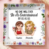 Custom Full-Print Jewelry Dish - Personalized Best Friend Birthday Gifts For Women, Besties, Sisters, BFF  - Partners In Fun Forever
