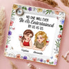 Custom Full-Print Jewelry Dish - Personalized Best Friend Birthday Gifts For Women, Besties, Sisters, BFF  - Partners In Fun Forever