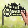 Custom Metal Garden Stake - Personalized Birthday Gifts For Mom, Dad, Kids - Home Sweet Home Awaits