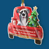 Custom Acrylic Ornament - Personalized Christmas Birthday Gifts For Dog Lovers, Dog Dad And Mom - My Forever Home, My First Christmas