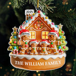 Custom Acrylic Ornament - Personalized Christmas Birthday Gifts For Family - Sweetest Holiday With Family