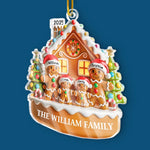 Custom Acrylic Ornament - Personalized Christmas Birthday Gifts For Family - Sweetest Holiday With Family