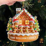Custom Acrylic Ornament - Personalized Christmas Birthday Gifts For Family - Sweetest Holiday With Family
