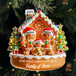 Custom Acrylic Ornament - Personalized Christmas Birthday Gifts For Family - Sweetest Holiday With Family