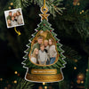 Custom Photo Acrylic Ornament - Personalized Christmas Birthday Gifts For Mom, Dad, Kids - Making Memories By The Tree