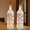 Custom Bottle Lamp - Personalized Best Friend Birthday Gifts For Women, Besties, Sisters, BFF - Friendship That Grows With Time