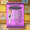 Custom Classroom Decor Vertical Poster - Personalized Back To School Gifts For Teachers - Where Learning And Fun Meet