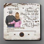Custom Song Romantic Gifts for Couples - Personalized Music Fridge Magnet