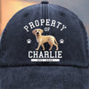 Dog Life Chose Me - Dog Personalized Custom Vintage Washed Denim Baseball Cap - Father's Day, Mother's Day, Gift For Mom, Dad, Pet Owners, Pet Lovers