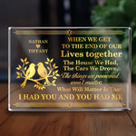 Custom Rectangle Shaped Acrylic Plaque - Personalized Anniversary Wedding Gifts For Wife, Husband, Couple - Our Love, Our Legacy