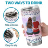 Custom Tumbler - Personalized Birthday Gifts For Mom, Grandma, Daughter, Granddaughter - Unstoppable Like You Are