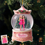 Custom Photo Christmas Gifts for Best Friends - Personalized Ornament