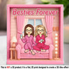 Custom Acrylic Plaque - Personalized Best Friend Birthday Gifts For Women, Besties, Sisters, BFF - Besties Forever In Style