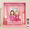 Custom Acrylic Plaque - Personalized Best Friend Birthday Gifts For Women, Besties, Sisters, BFF - Besties Forever In Style