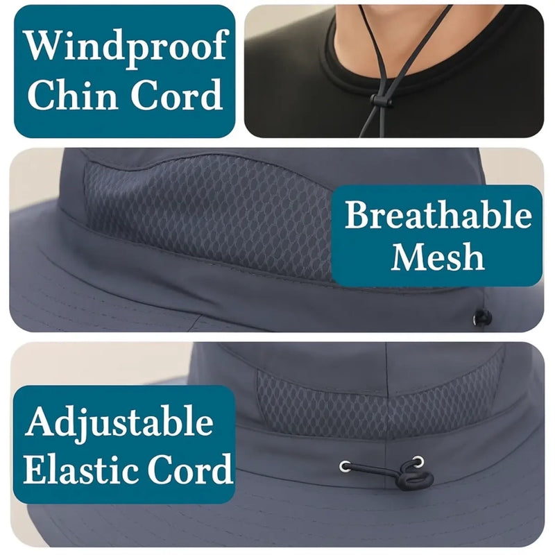 Custom Hat With Fans Solar Power - Personalized Birthday Fishing Gifts For Fisherman, Dad, Grandpa - Hooked On Being Daddy