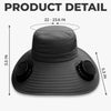 Custom Hat With Fans Solar Power - Personalized Garden Gifts For Gardeners, Dog Lovers, Dog Dad And Mom - Garden Goals and Furry Friends