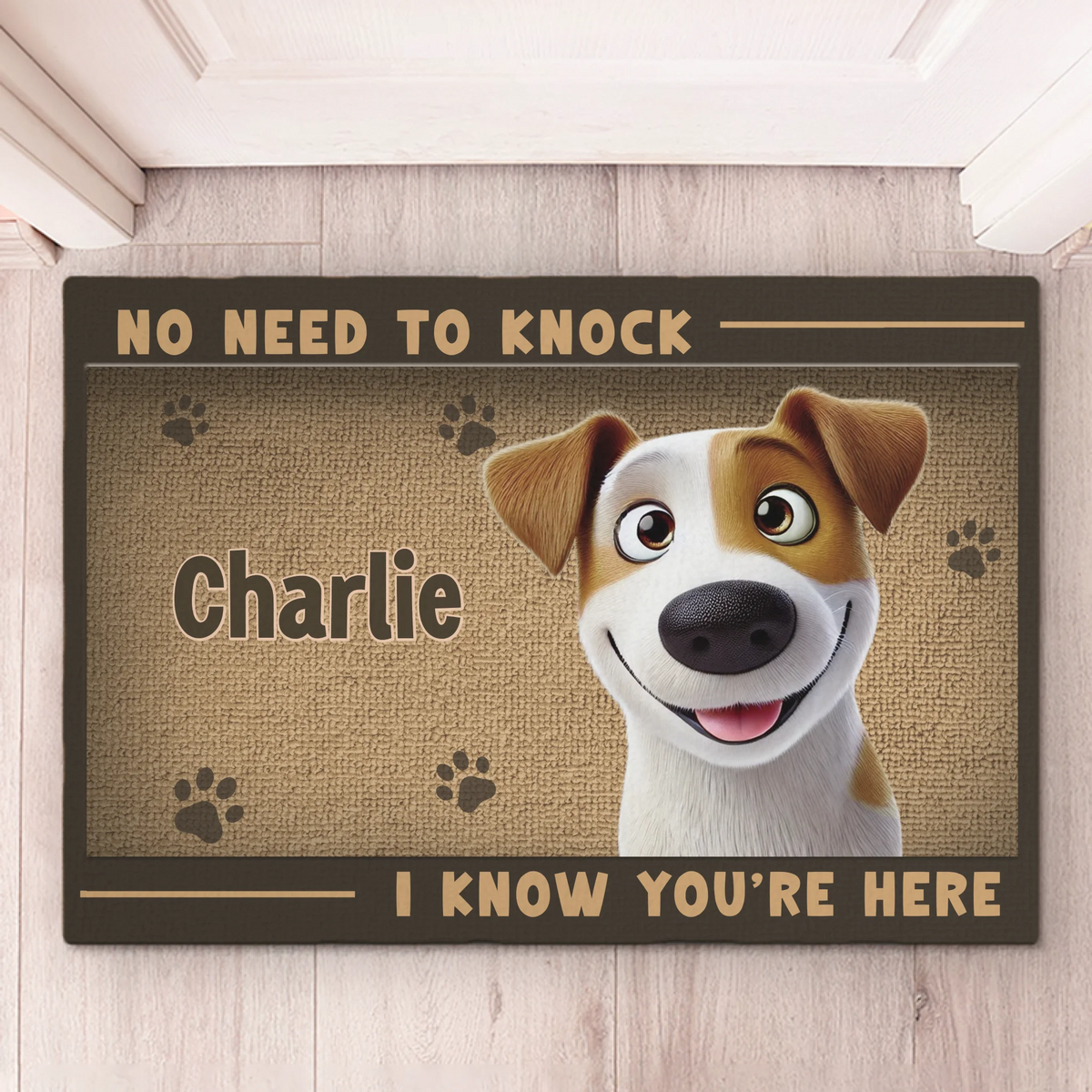 Custom Home Decor Decorative Mat - Personalized Birthday Gifts For Dog Lovers, Dog Dad And Mom - Spoilin’ My Pup Daily