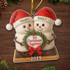 Custom Acrylic Ornament - Personalized Anniversary Christmas Wedding Gifts For Husband And Wife, Him And Her - Just Married, Still Merry