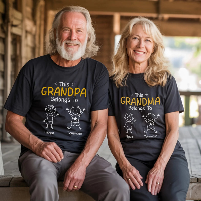 Custom Unisex T-shirt, Premium T-shirt, Hoodie - Personalized Birthday Gifts For Dad, Grandpa - Promoted To Grandpa