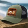 Custom Shaped Leather Patch Hat - Personalized Birthday Gifts For Cat Lovers, Cat Mom And Dad - Feline My Best Self