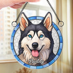 Custom Photo Window Hanging Suncatcher Ornament - Personalized Pet Memorial Sympathy Gifts For Dogs, Cats - Every Day Is A Pet Day