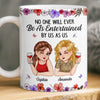 Custom Mug - Personalized Best Friend Birthday Gifts For Women, Besties, Sisters, BFF - Partners In Wine And Chaos