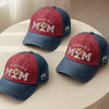 Custom Embroidered Effect Washed Denim Baseball Cap - Personalized Birthday Gifts For Dog Cat Lovers, Dog Dad And Mom, Cat Owners - Proud Dog Mom