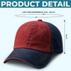 Custom Embroidered Effect Washed Denim Baseball Cap - Personalized Birthday Gifts For Cat Lovers, Cat Mom And Dad - Cat Dad Vibes Only